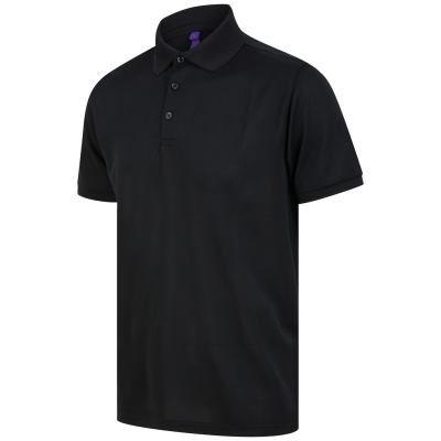 Men's recycled polyester polo shirt